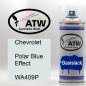 Preview: Chevrolet, Polar Blue Effect, WA409P: 400ml Sprühdose, von ATW Autoteile West.